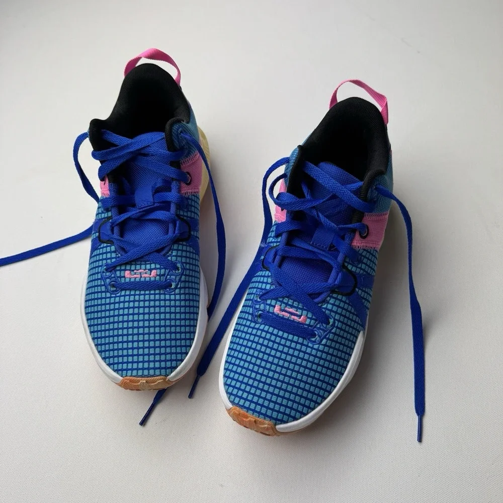 Nike LeBron Witness 7 VII Basketball Shoes Mens 8 Hyper Royal Pink DM1123-400